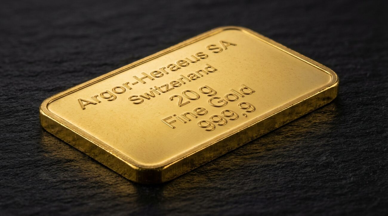 Test Złoto inwestycyjne Argor-Heraeus Sztabka 20g [TEST] ⭐️ Szwajcarska precyzja i bezpieczeństwo