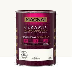 Biała farba ceramiczna Magnat Ceramic C77 Biały Granit 5L