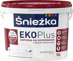 Biała farba ekologiczna Śnieżka EKO Plus 10L
