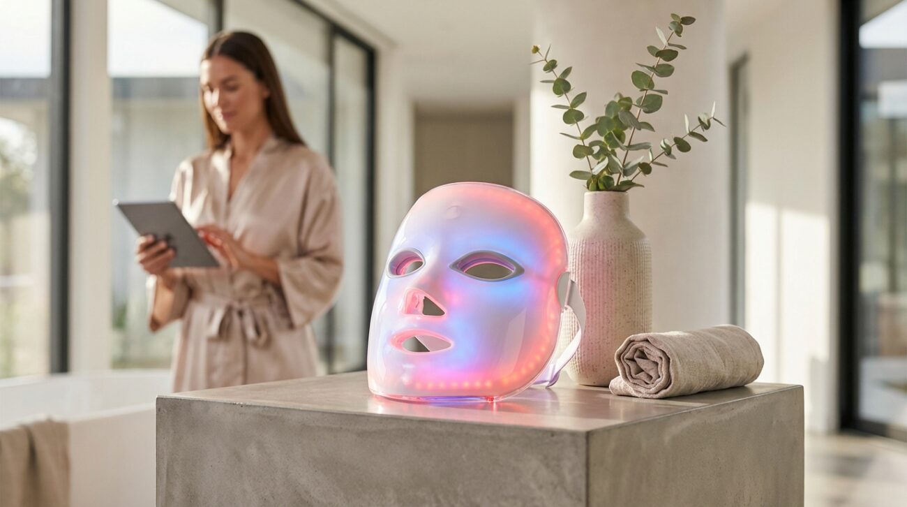 Ranking masek LED na twarz 2025 ✨ Która zapewni ci najlepszą cerę?