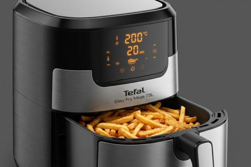 Frytkownica beztłuszczowa Tefal Easy Fry Mega 7.5L [TEST] ⭐️ Gigant dla dużej rodziny
