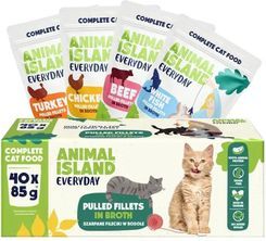 Karma mokra Animal Island Wołowina Kurczak Indyk Biała Ryba