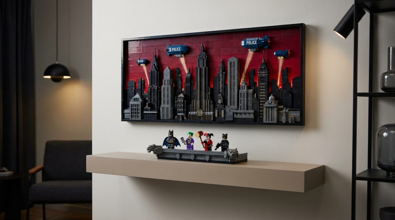 Test Zestaw LEGO DC Batman 76271 Gotham z serialu The Animated Series [TEST] ⭐️ Mroczne Art Deco na Twojej ścianie