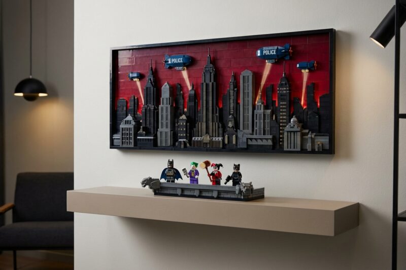Test Zestaw LEGO DC Batman 76271 Gotham z serialu The Animated Series [TEST] ⭐️ Mroczne Art Deco na Twojej ścianie