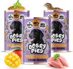 mokra karma Dobry Pies przepiórka mango kozieradka