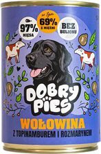 mokra karma Dobry Pies wołowina topinambur rozmaryn