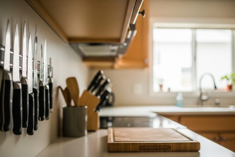 Bezpieczne korzystanie z ostrych narzędzi w kuchni przy dzieciach