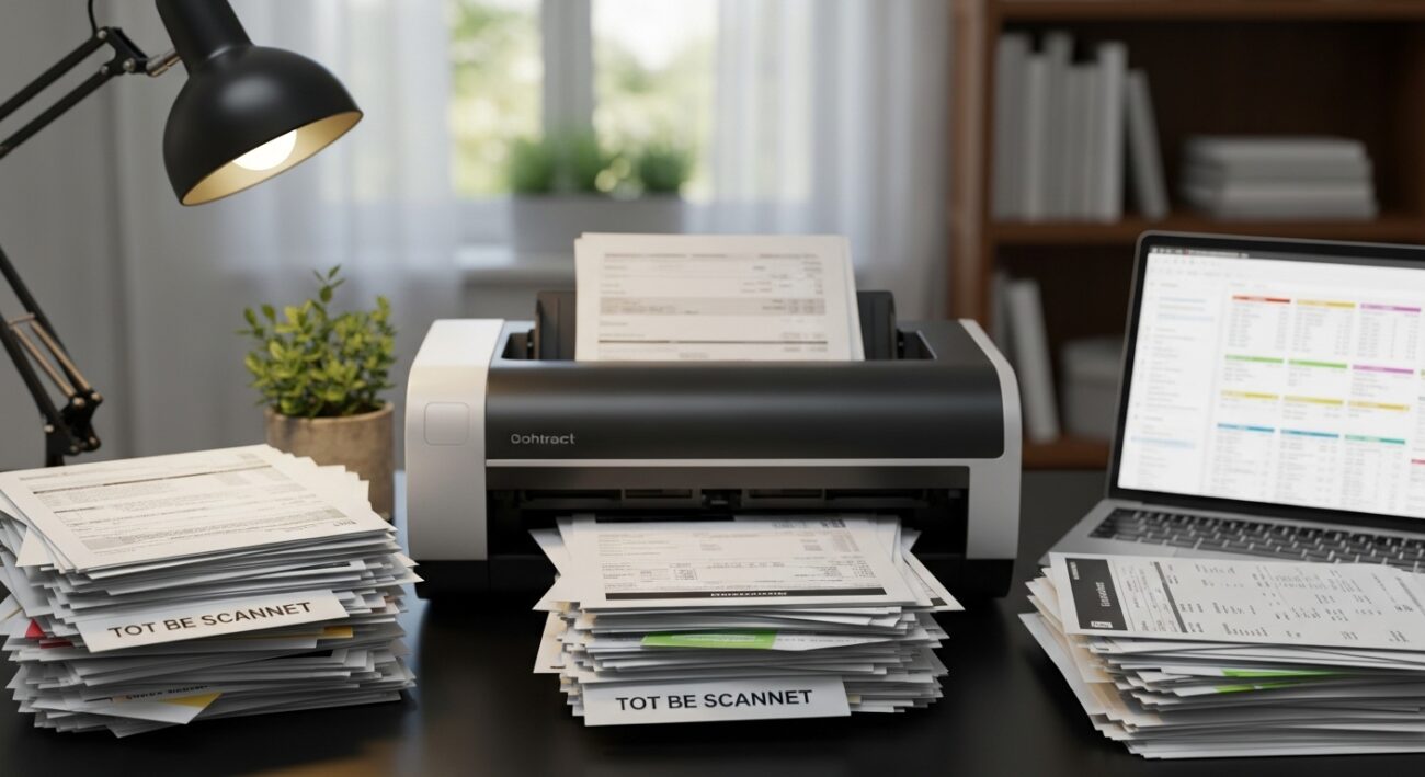 Domowe archiwum dokumentów - jak skanować i katalogować papiery, żeby mieć porządek?