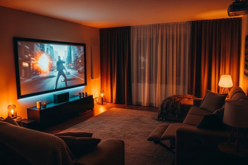 Domowe kino wieczorem - jak ustawić dźwięk i światło, żeby nie przeszkadzać sąsiadom?