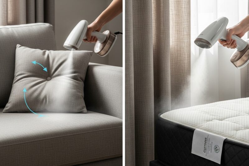 Domowe lifehacki z parownicą do ubrań – zastosowania, których nie znajdziesz w instrukcji