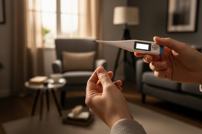 Domowe mierzenie temperatury - jak wybrać miejsce i porę dnia, żeby wynik był wiarygodny?