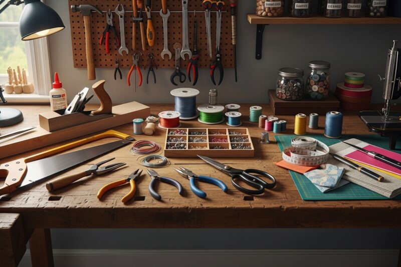 Domowy kącik DIY - jakie podstawowe narzędzia i sprzęty przydadzą się miłośnikom rękodzieła?