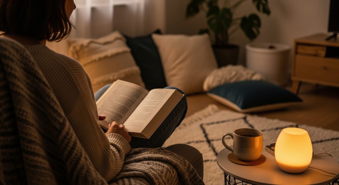 Domowy rytuał wyciszenia przed snem bez sięgania po telefon