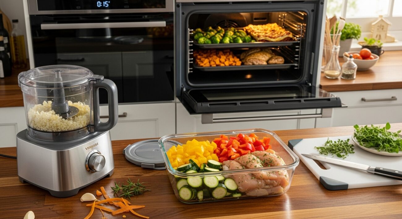 Gotowanie na zapas na cały tydzień - jak pomogą Ci robot kuchenny i piekarnik?