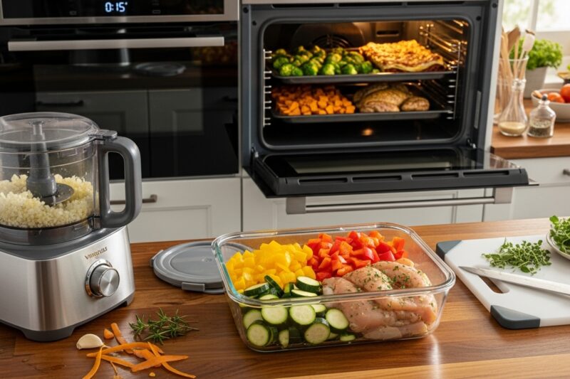 Gotowanie na zapas na cały tydzień - jak pomogą Ci robot kuchenny i piekarnik?