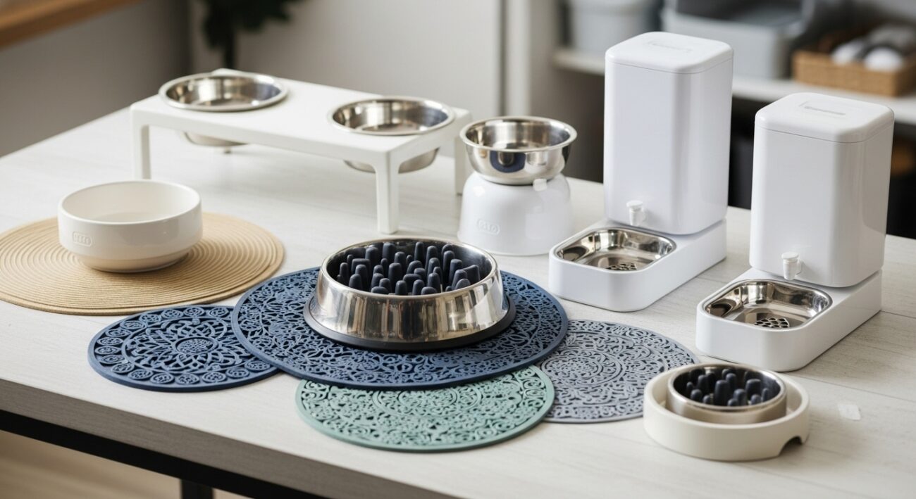 Jak dobrać miski, maty spowalniające i poidła do wieku oraz temperamentu psa?