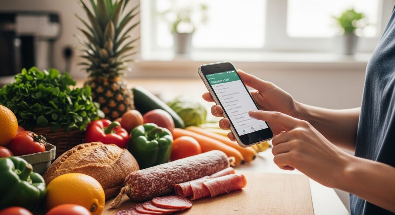 Jak korzystać z aplikacji zakupowych i list na smartfonie, żeby mniej marnować jedzenie?