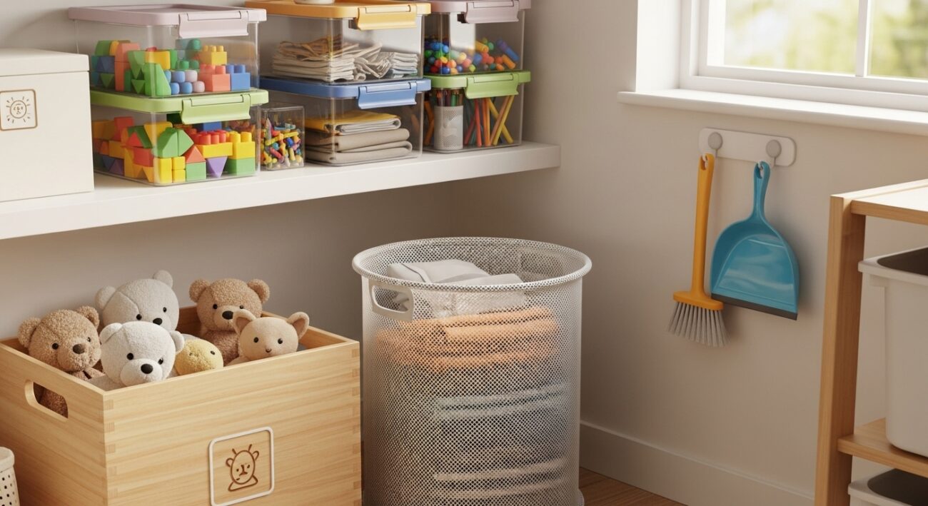 Jak nauczyć dzieci odpowiedzialności za porządek z pomocą prostych gadżetów?