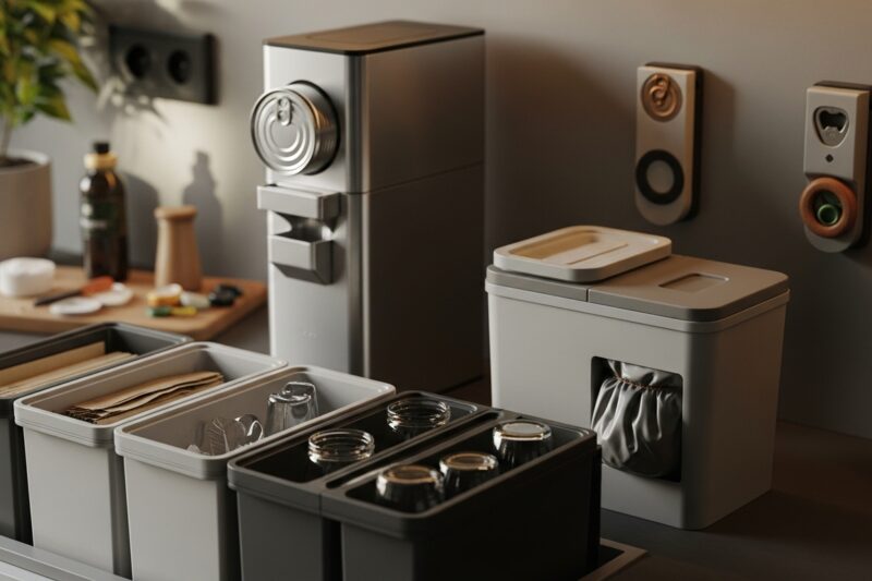 Jak ogarnąć recykling w kuchni - praktyczne gadżety, które pomagają segregować śmieci?