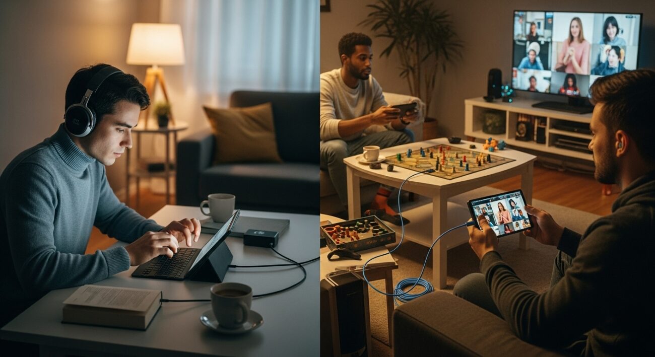 Jak pogodzić potrzeby domowych introwertyków i ekstrawertyków przy wspólnym korzystaniu ze sprzętów?