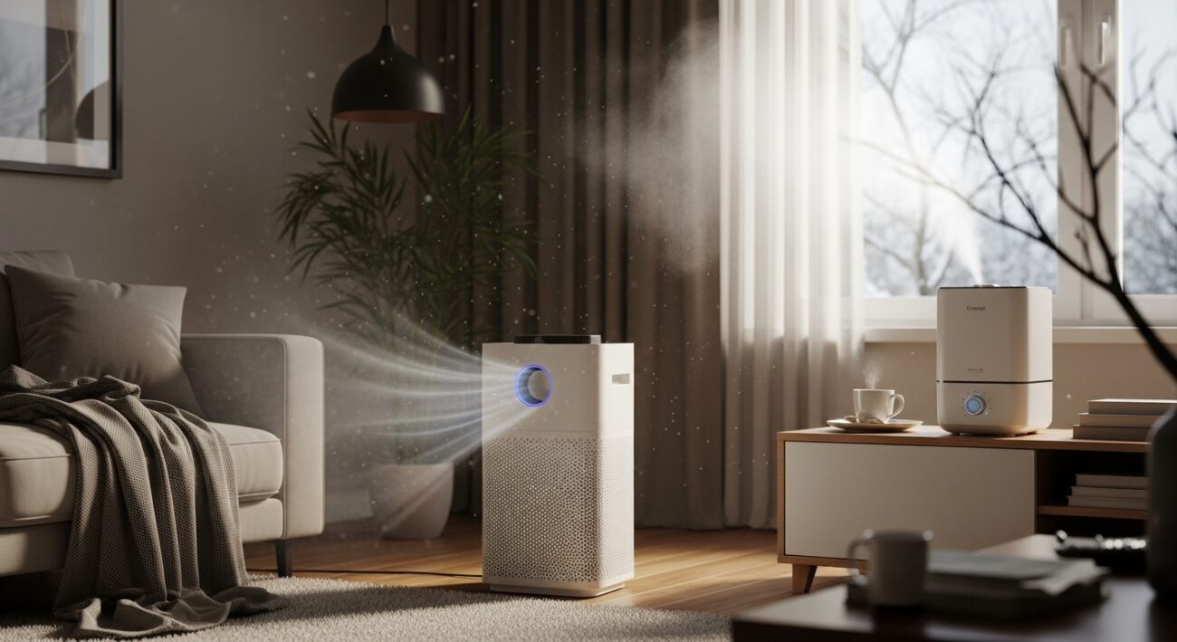 Jak połączyć oczyszczacz powietrza z nawilżaczem, żeby zimą naprawdę było czym oddychać?