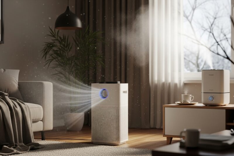 Jak połączyć oczyszczacz powietrza z nawilżaczem, żeby zimą naprawdę było czym oddychać?