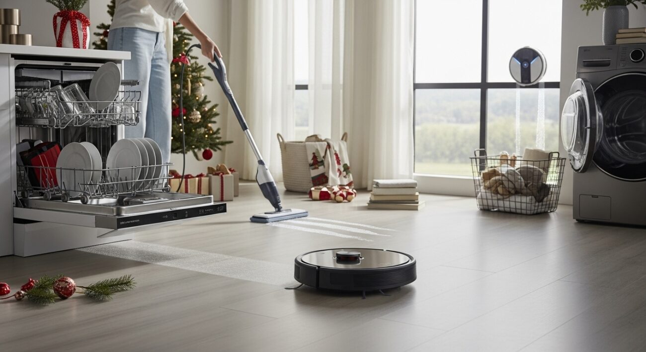 Jak posprzątać dom po świętach w jeden dzień z pomocą nowoczesnych sprzętów?