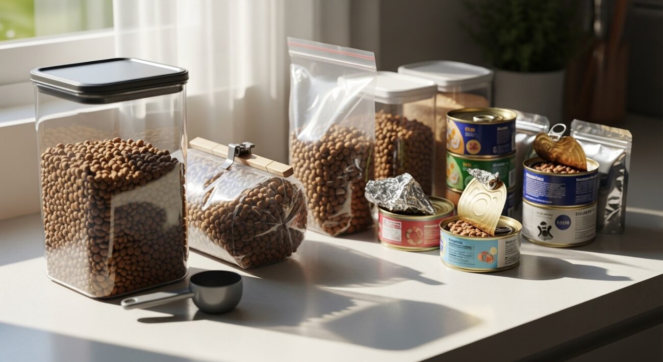 Jak przechowywać karmę suchą i mokrą, żeby zachowała świeżość i smak?