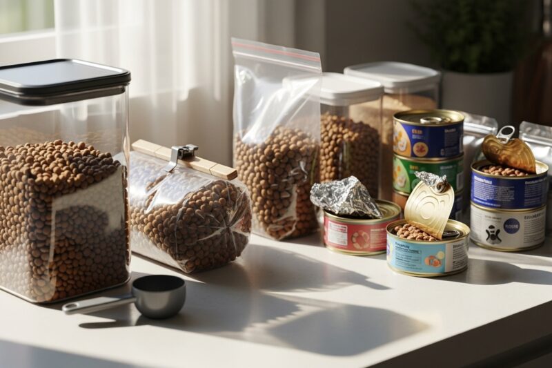 Jak przechowywać karmę suchą i mokrą, żeby zachowała świeżość i smak?