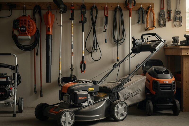Jak przechowywać kosiarkę, myjkę ciśnieniową i inne sprzęty ogrodowe poza sezonem?