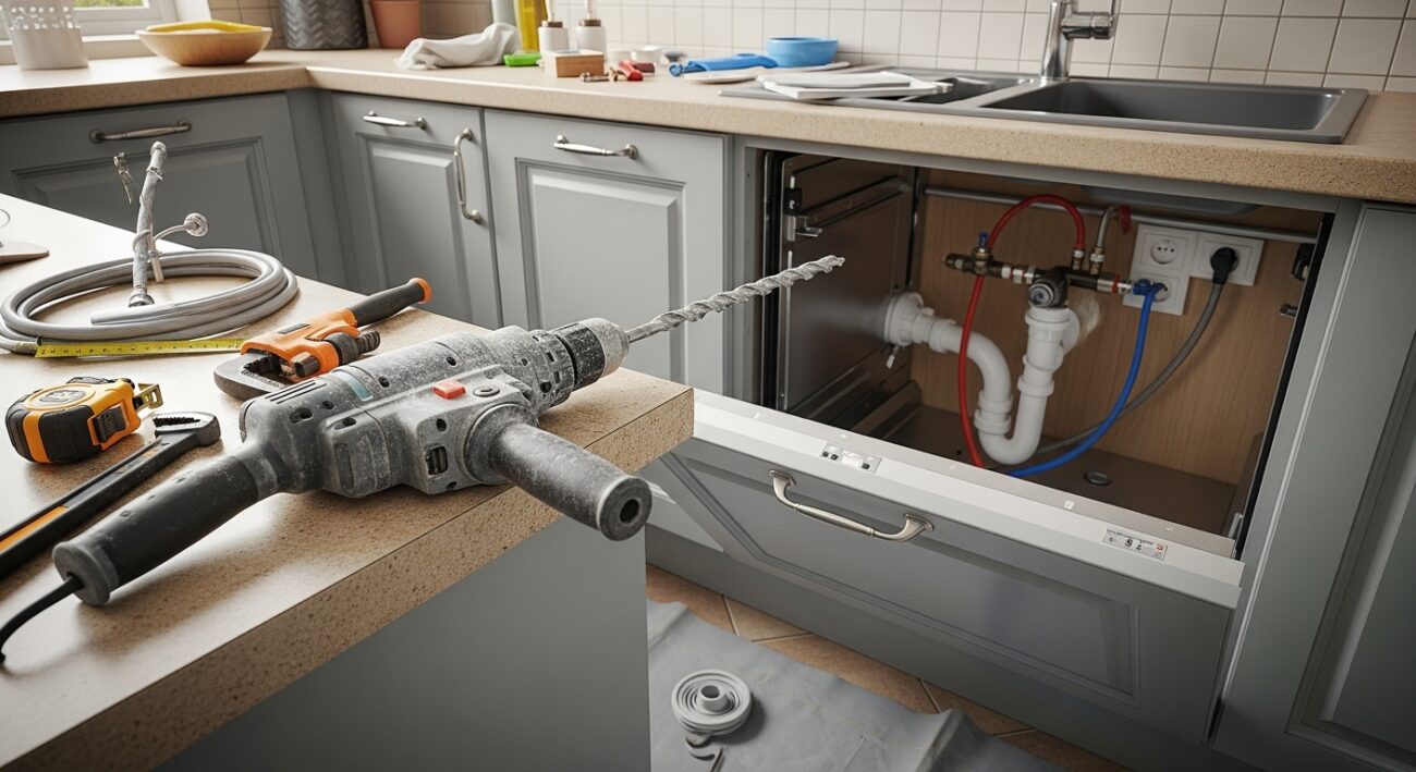 Jak przygotować kuchnię pod zmywarkę, jeśli wcześniej jej nie było?