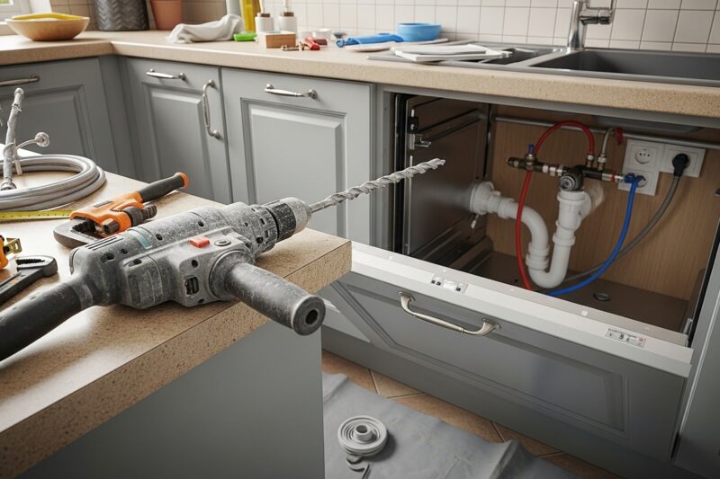 Jak przygotować kuchnię pod zmywarkę, jeśli wcześniej jej nie było?