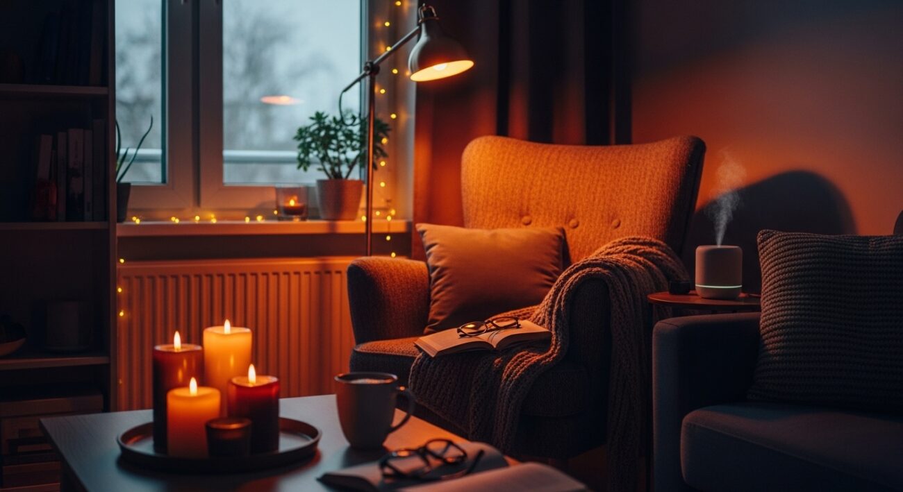 Jak stworzyć przytulny klimat w mieszkaniu zimą z pomocą oświetlenia i drobnej elektroniki?