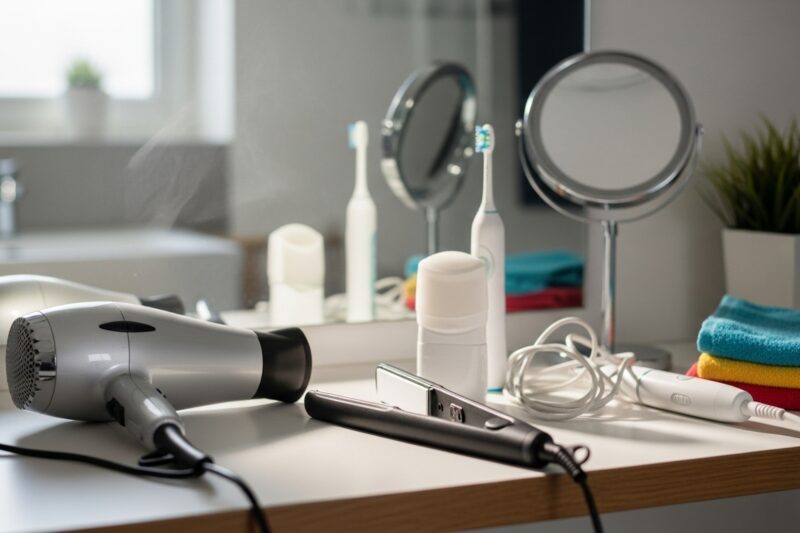 Jak ułożyć zasady korzystania z suszarki, prostownicy i innych sprzętów w łazience dzielonej z nastolatkami?