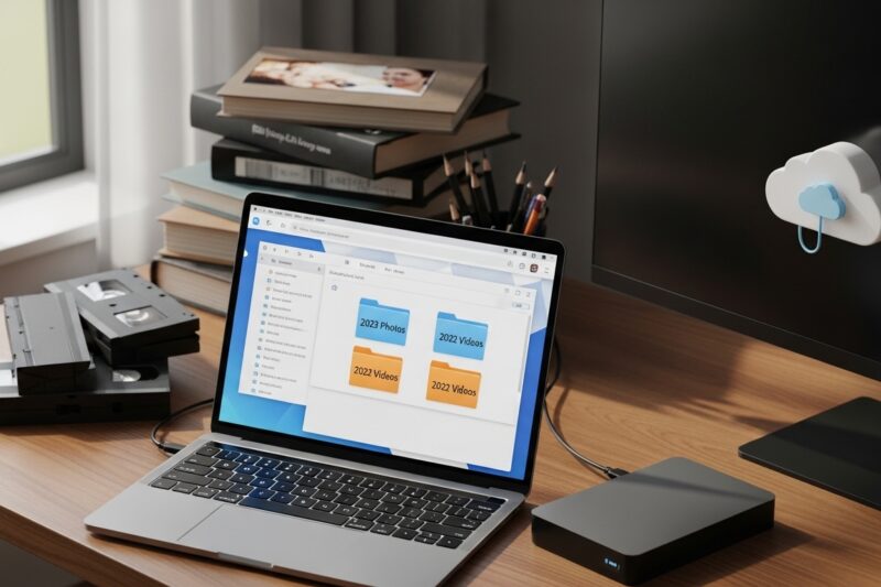 Jak uporządkować foldery ze zdjęciami i filmami rodzinnymi na komputerze i w chmurze?
