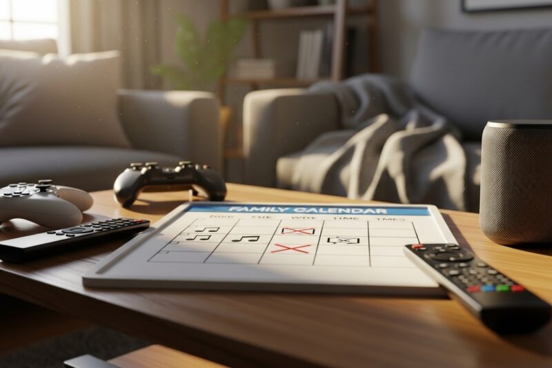 Jak ustalić domowe zasady korzystania z głośników, telewizora i konsoli, żeby każdy miał czas dla siebie?