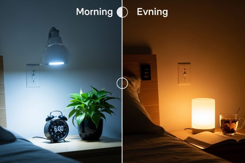 Jak ustawić inteligentne oświetlenie, żeby rano dodawało energii, a wieczorem pomagało zasnąć?