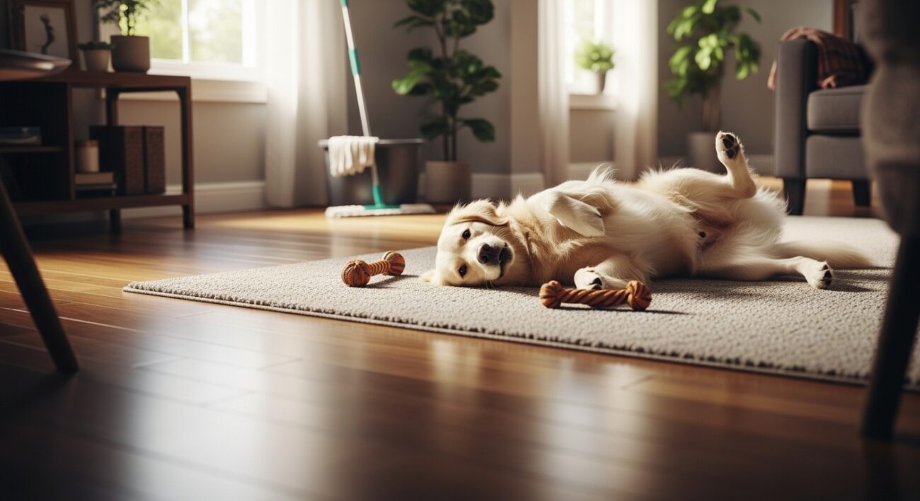 Jak utrzymać podłogi w czystości w domu z dziećmi i zwierzakami?
