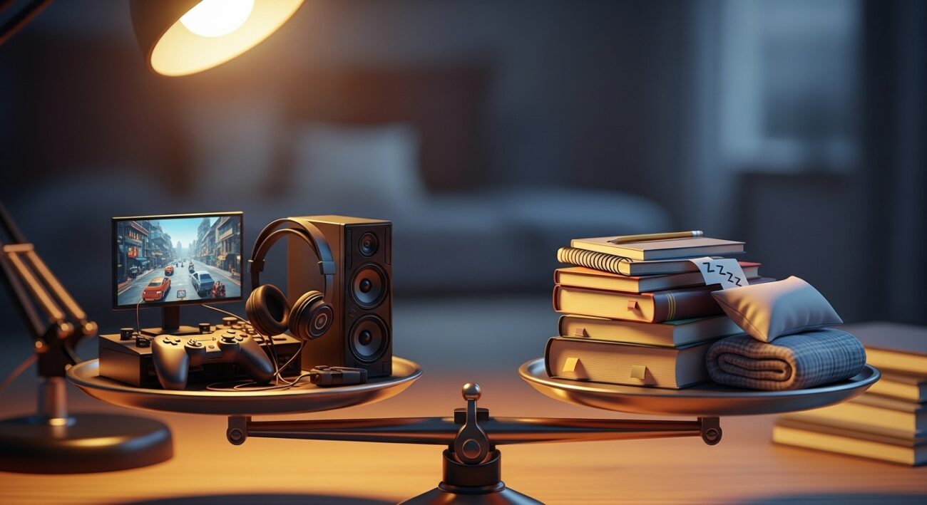 Jak utrzymać równowagę między grami, szkołą i snem u dziecka?