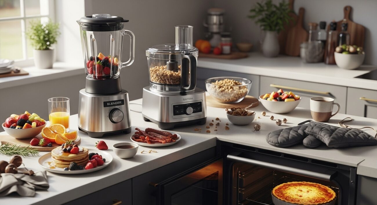 Jak wykorzystać blender, robot kuchenny i piekarnik do przygotowania śniadania świątecznego?