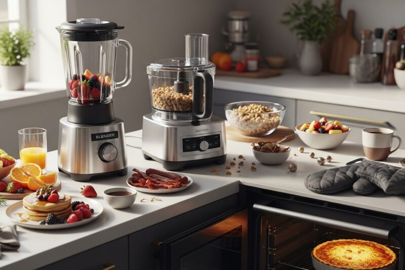 Jak wykorzystać blender, robot kuchenny i piekarnik do przygotowania śniadania świątecznego?