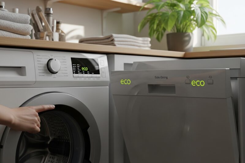 Jak wykorzystać funkcje eco w pralkach i zmywarkach, żeby nie było to uciążliwe?