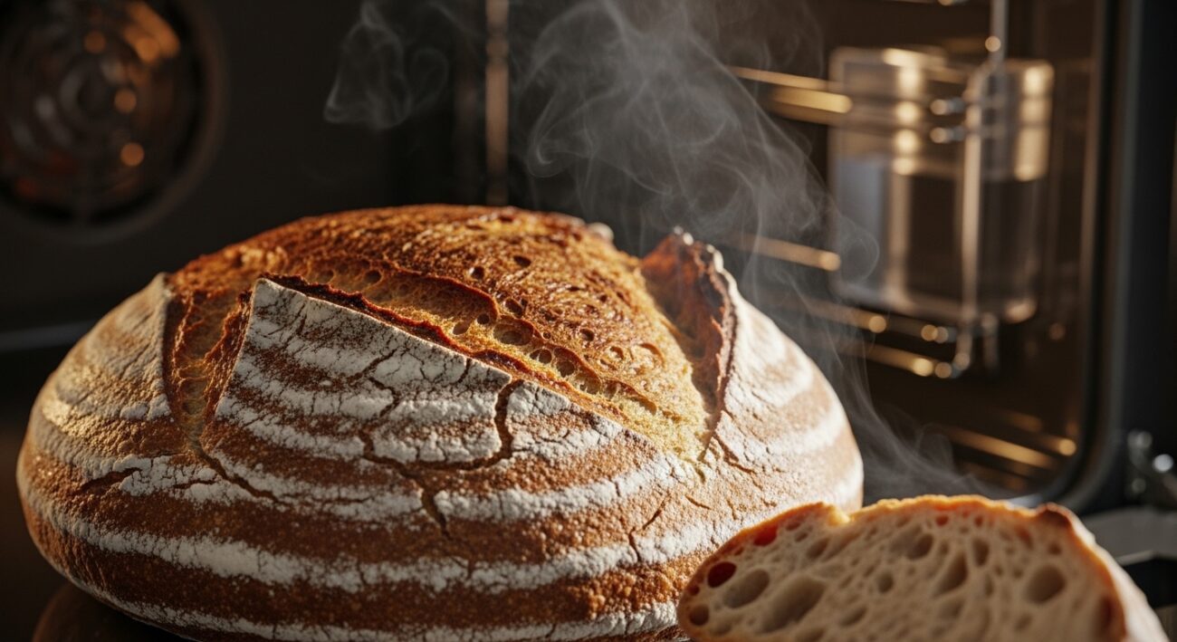 Jak wykorzystać funkcję pary w piekarniku, żeby pieczywo było chrupiące jak z piekarni?