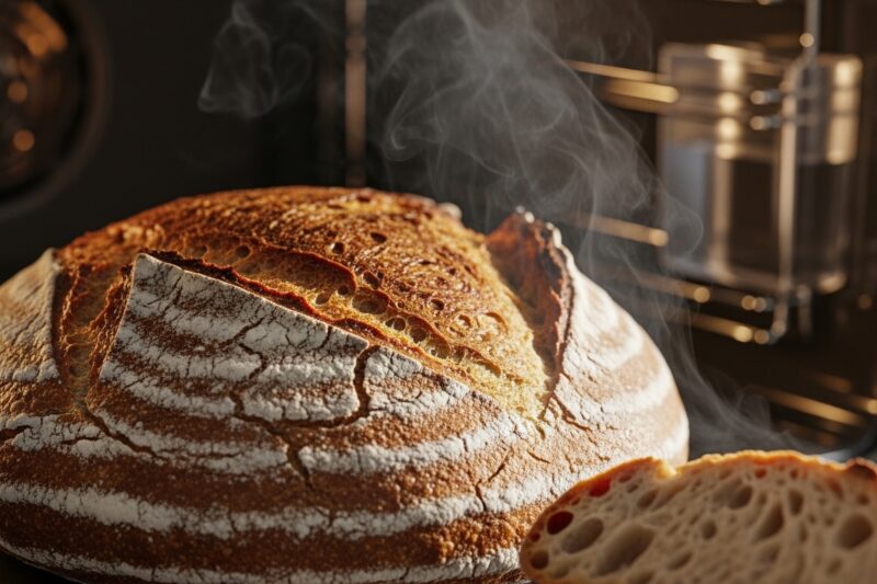 Jak wykorzystać funkcję pary w piekarniku, żeby pieczywo było chrupiące jak z piekarni?