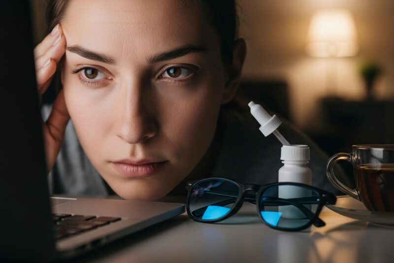 Jak zadbać o oczy przy długim korzystaniu z komputerów i smartfonów w domu?