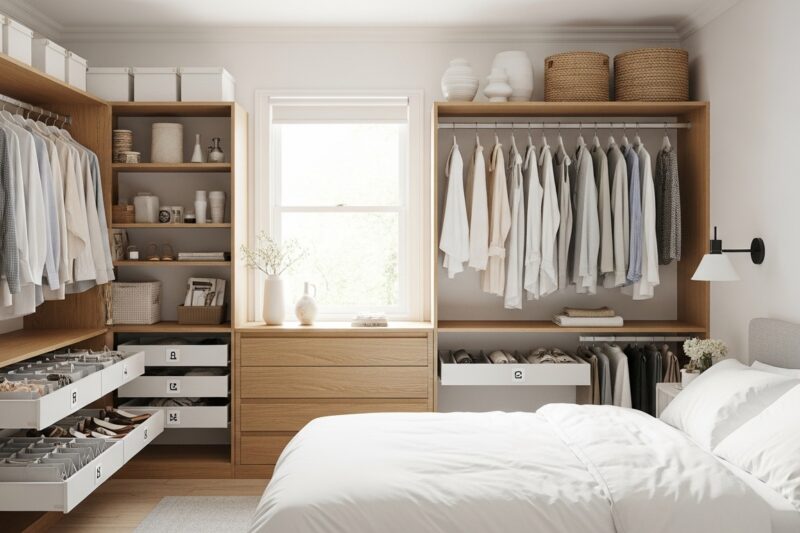 Jak zaplanować system przechowywania w sypialni, żeby łatwiej utrzymać porządek?