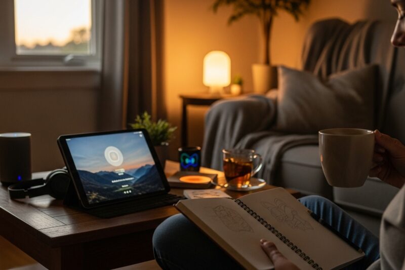 Jak zbudować wieczorny rytuał „offline”, korzystając z technologii tylko w roli pomocnika, a nie głównej atrakcji?