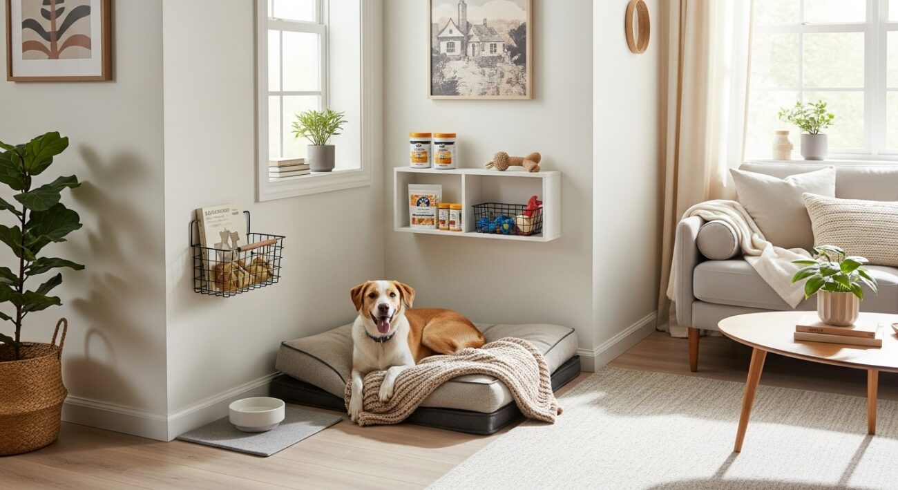 Jak zorganizować kącik dla psa w małym mieszkaniu, żeby było wygodnie dla wszystkich?