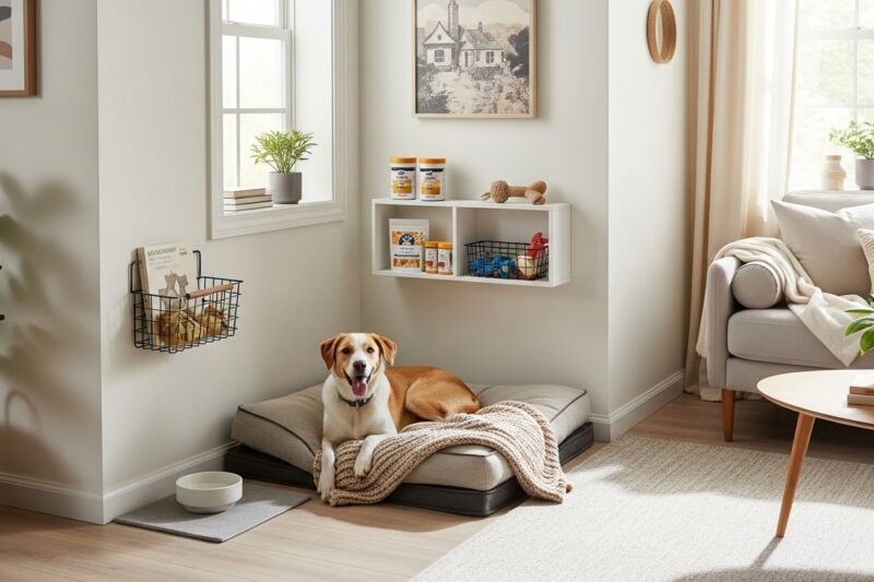 Jak zorganizować kącik dla psa w małym mieszkaniu, żeby było wygodnie dla wszystkich?