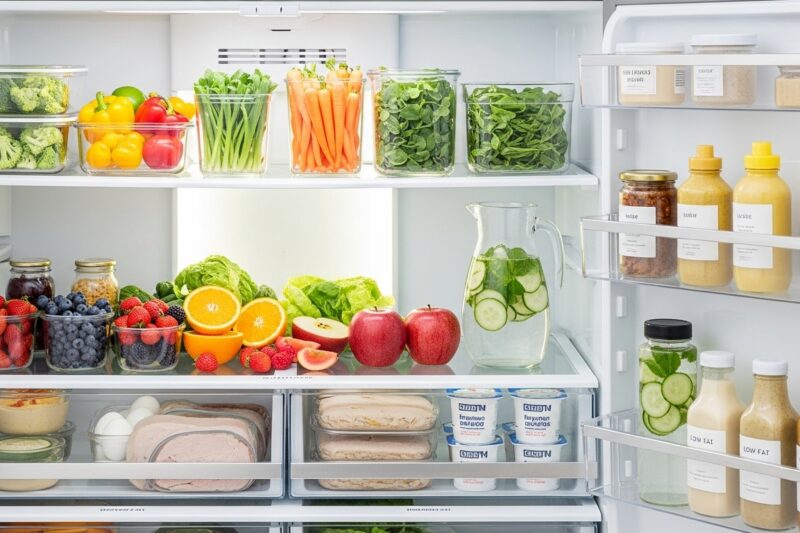 Jak zorganizować lodówkę, żeby łatwiej było utrzymać zdrowe nawyki żywieniowe?